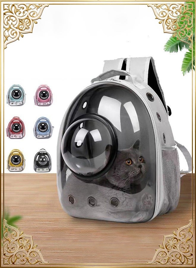 Bukela Cat Backpack Carrier Bubble Carrying Bag, Small Dog Backpack Carrier for Small Medium Dogs Cats, Space Capsule Pet Carrier Dog Hiking Backpack - Image 1
